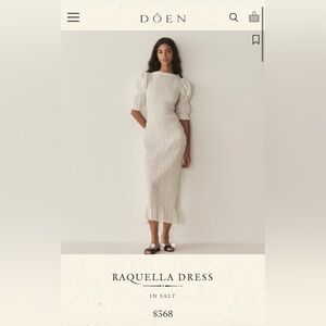 Dôen Raquella Dress - white Never worn